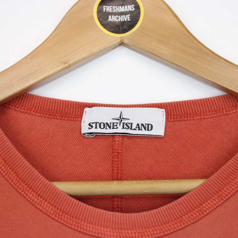 Stone Island SS 2016 Orange Cotton Sweatshirt Jumper