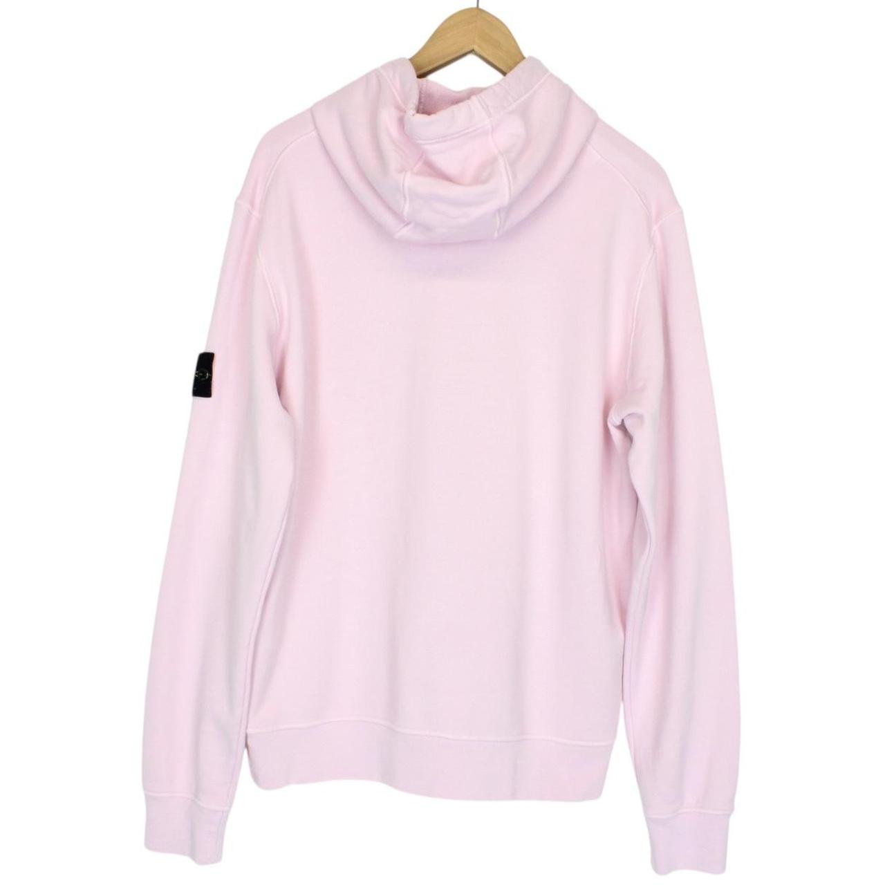 Stone Island SS 2024 Pink Cotton Hoodie Jumper