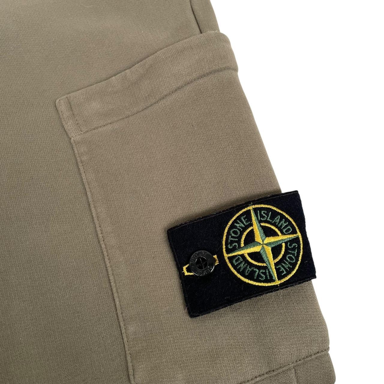 Stone Island AW 2018 Khaki Green Cotton Tracksuit Bottoms / Joggers