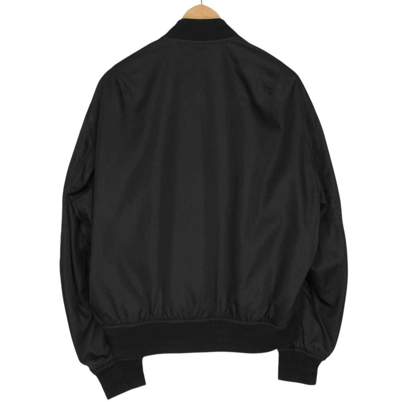 Dior Black Full Zip Nylon Bomber Jacket