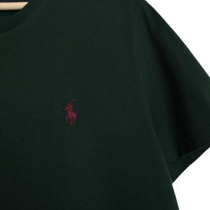 Polo Ralph Lauren Green Short Sleeve Cotton Slim Fit T-Shirt