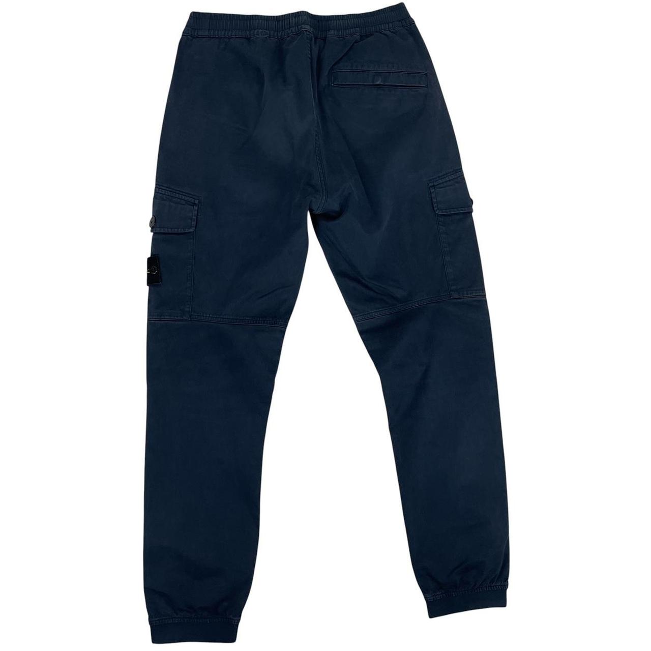 Stone Island AW 2020 Navy Blue RE-T Fit Cargo Trousers