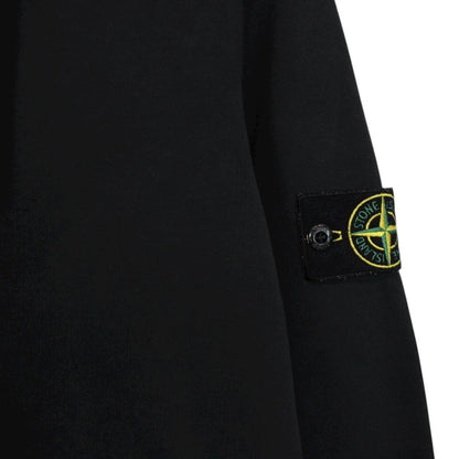 Stone Island SS 2021 Black Cotton Hoodie Jumper