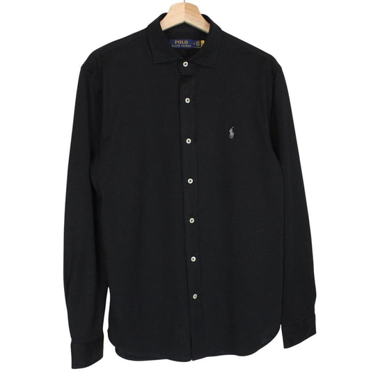 Polo Ralph Lauren Black Pima Cotton Long Sleeve Shirt