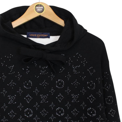 Louis Vuitton Black and White Monogram Gradient Hoodie Jumper