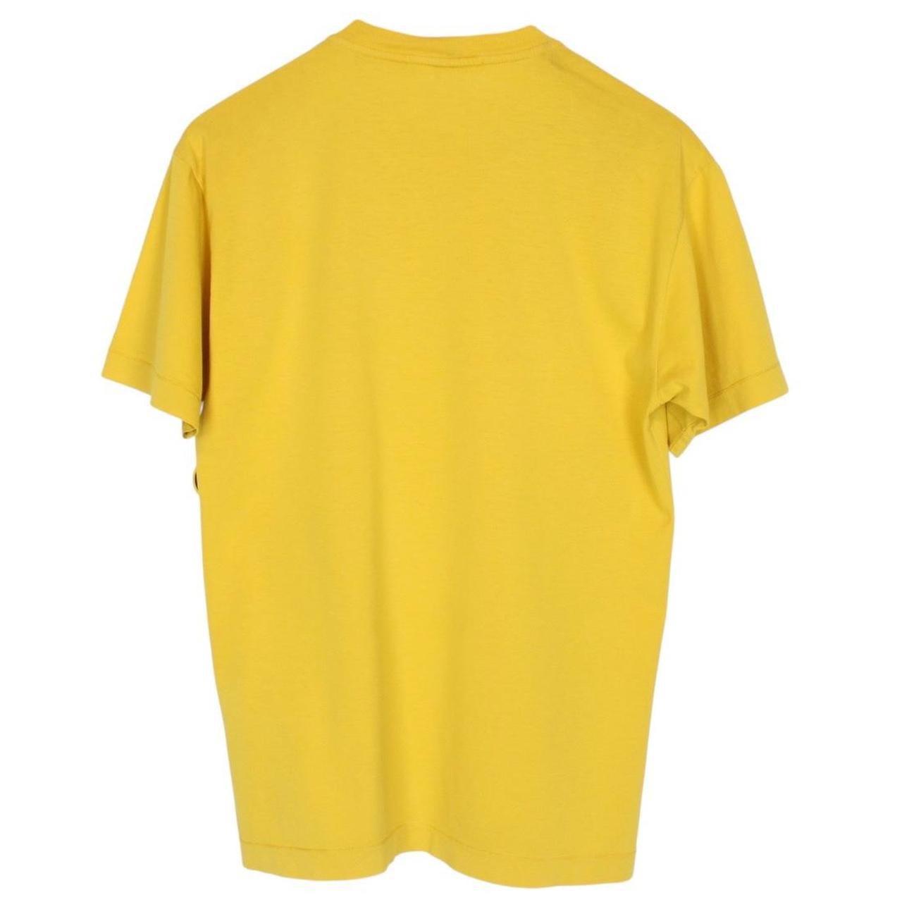 Stone Island AW 2018 Yellow Short Sleeve Compass T-Shirt