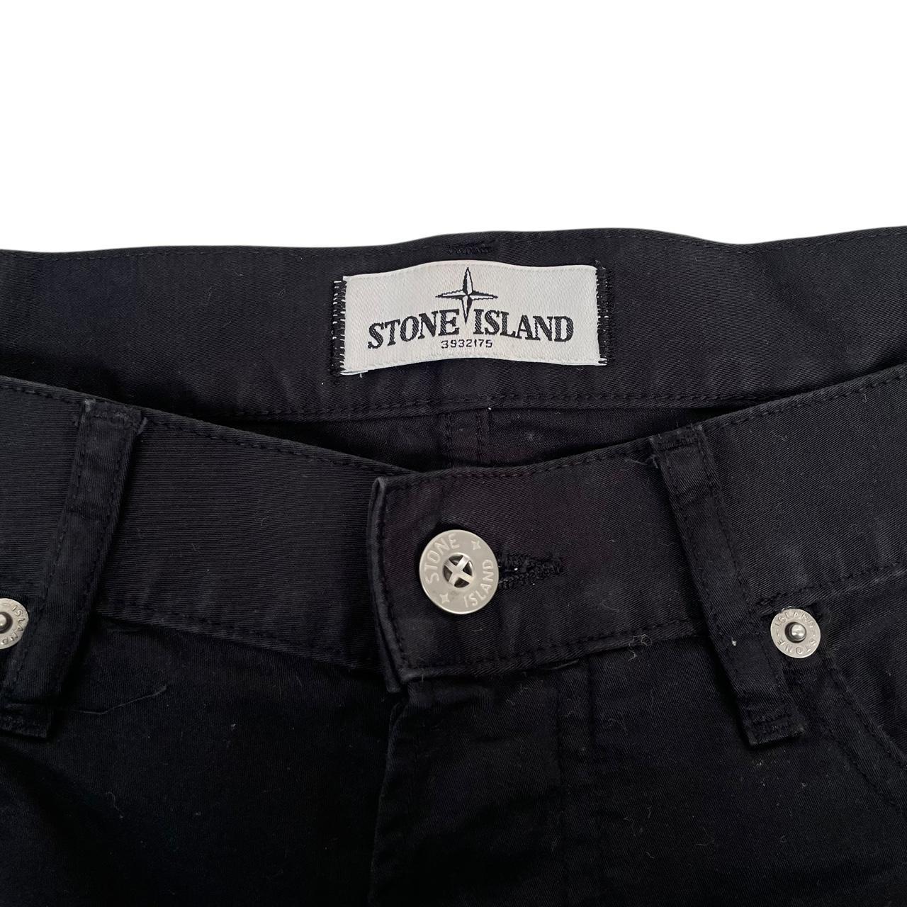 Stone Island SS 2013 Black RE-T Fit Cotton Trousers
