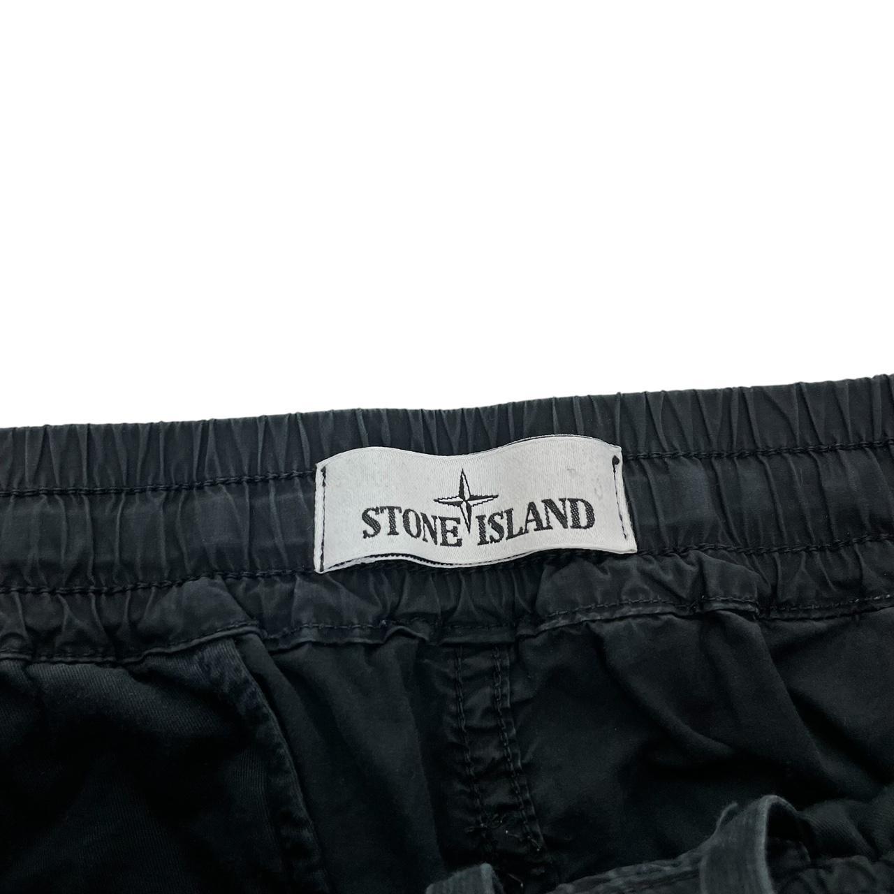 Stone Island SS 2021 Black RE-T Fit Cargo Trousers