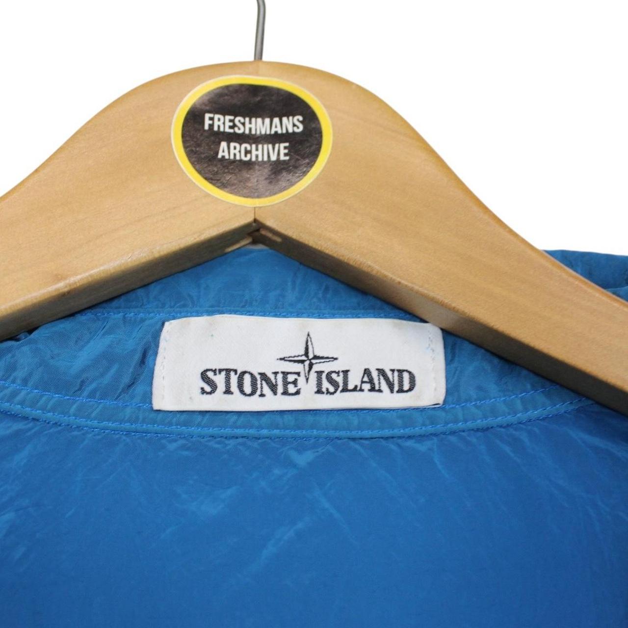 Stone Island SS 2018 Blue Full Zip Nylon Metal Overshirt Jacket