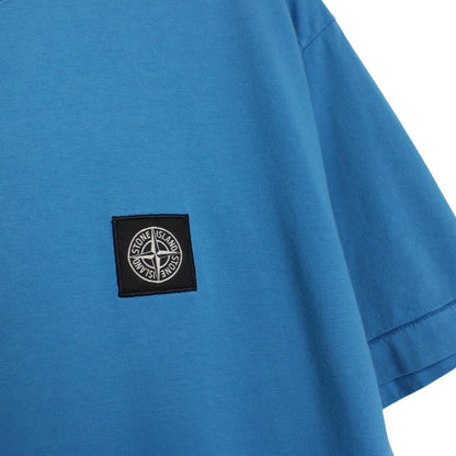 Stone Island SS 2018 Blue Short Sleeve Compass T-Shirt