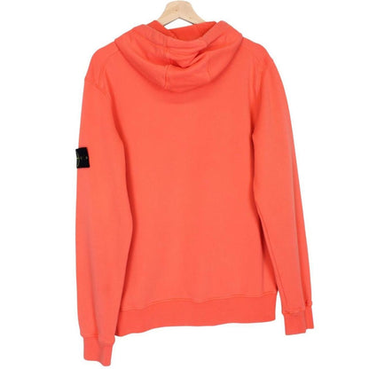 Stone Island SS 2020 Orange Cotton Hoodie Jumper