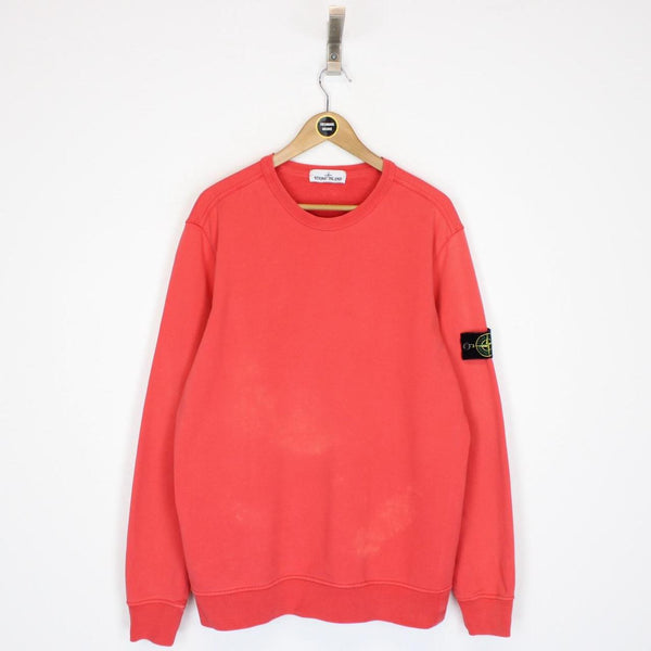 Stone Island SS 2019 Red Cotton Sweatshirt Jumper