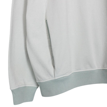 Stone Island Marina SS 2023 Light Blue Plated Dyed Cotton Hoodie Jumper