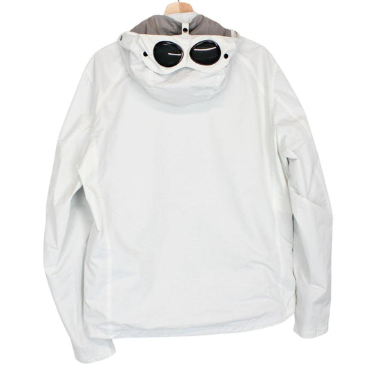 CP Company White Micro-M Full Zip Goggle Jacket