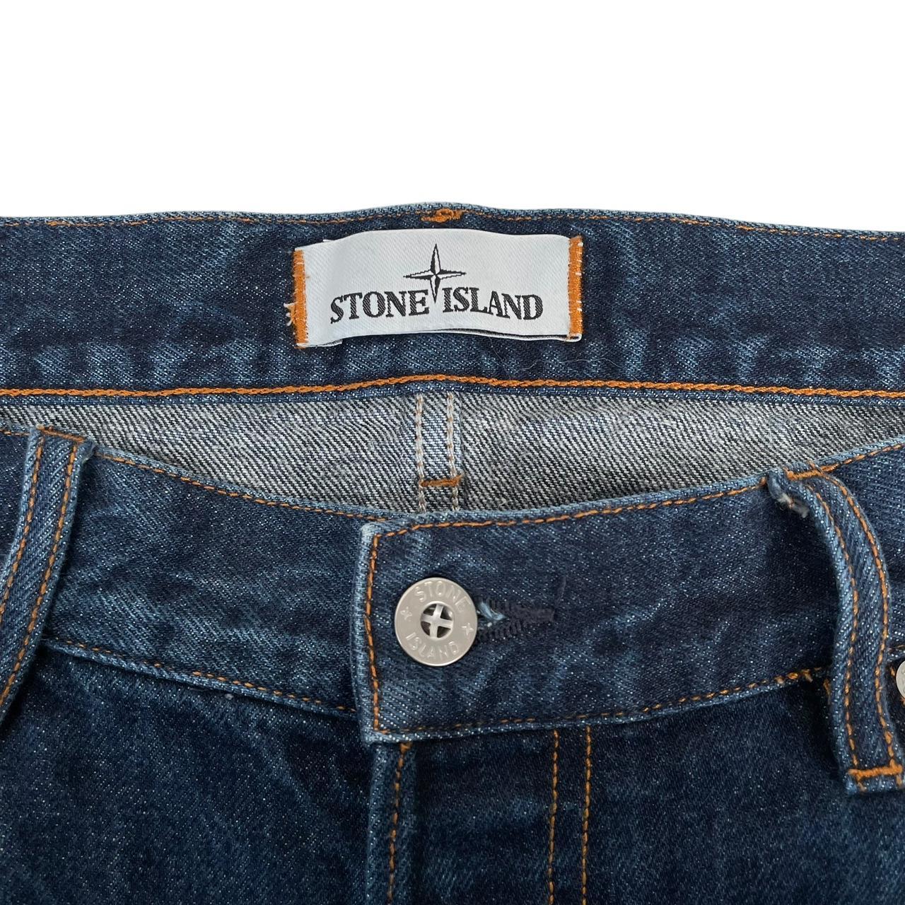Stone Island SS 2017 Navy Blue RE-T Fit Denim Jeans