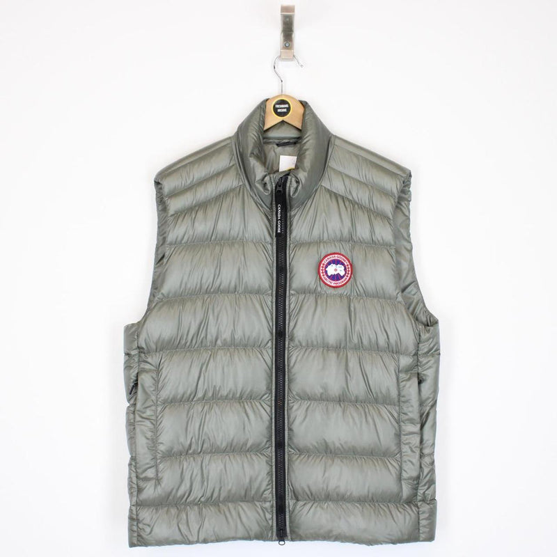 Canada Goose Crofton Green Nylon Down Gilet / Bodywarmer