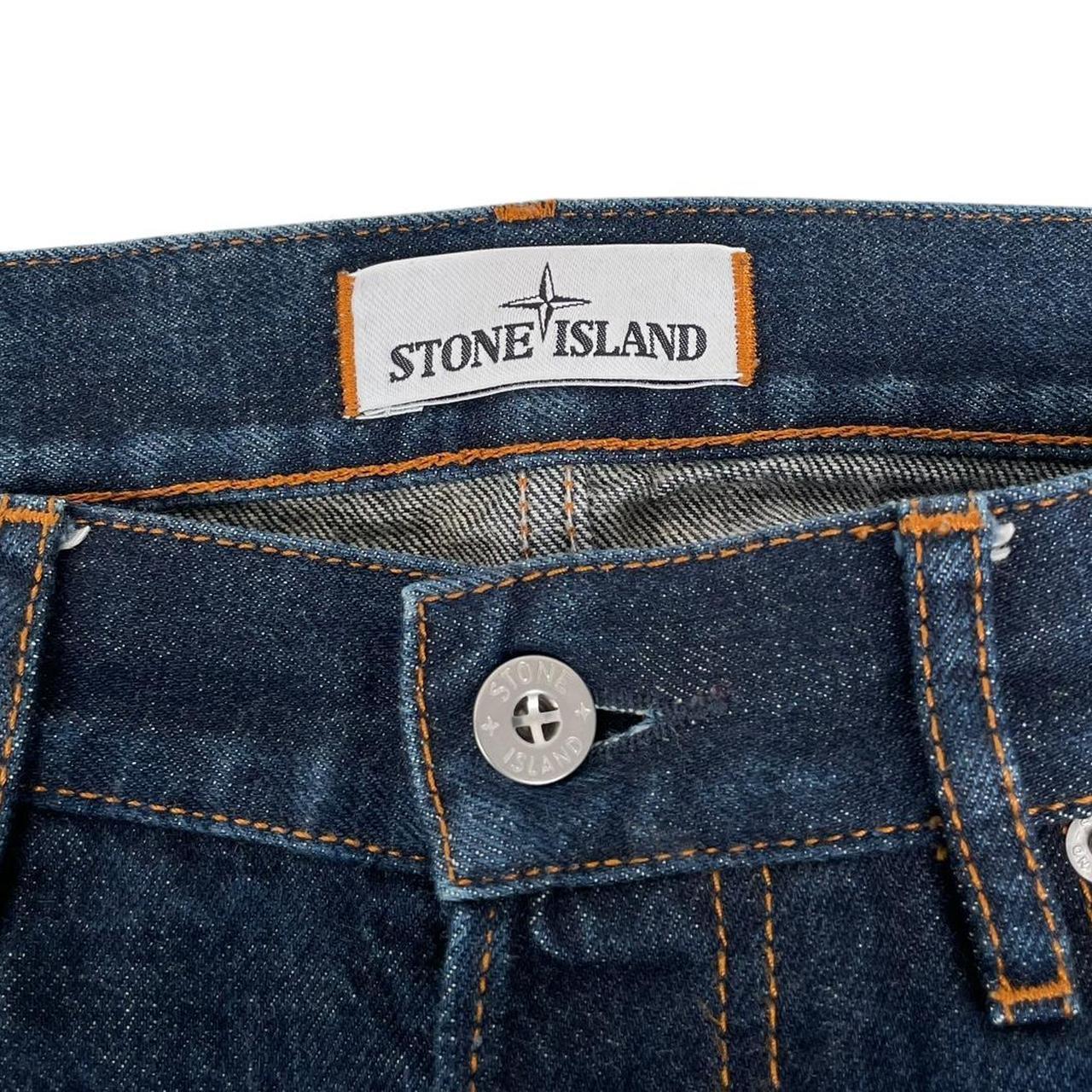 Stone Island AW 2018 Navy Blue Slim Fit Denim Jeans