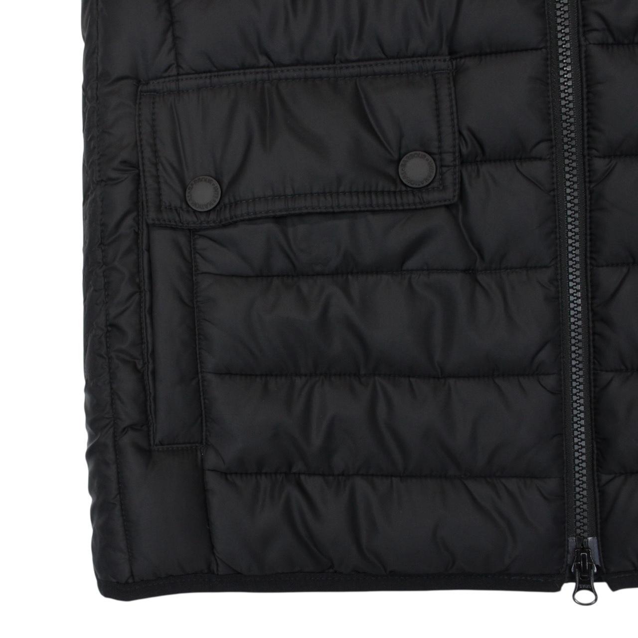 Barbour International Black Full Zip Ouston Gilet / Bodywarmer