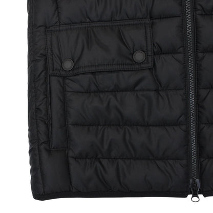 Barbour International Black Full Zip Ouston Gilet / Bodywarmer