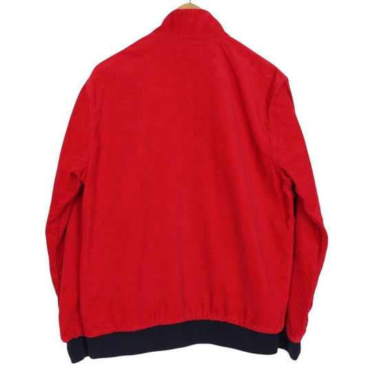 Supreme 2012 Red Corduroy Pullover Box Logo Sweatshirt Jumper