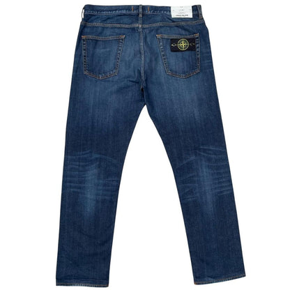 Stone Island SS 2015 Navy Blue RE-T Fit Denim Jeans