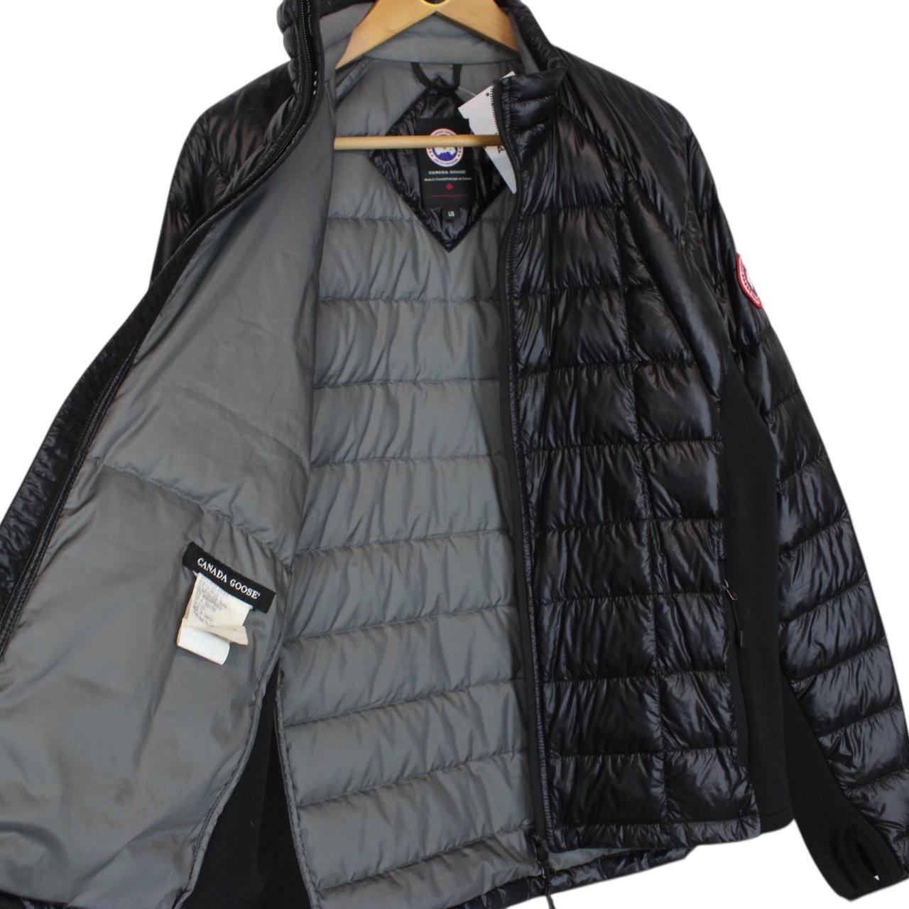 Canada Goose Black Hybridge Lite Full Zip Down Jacket