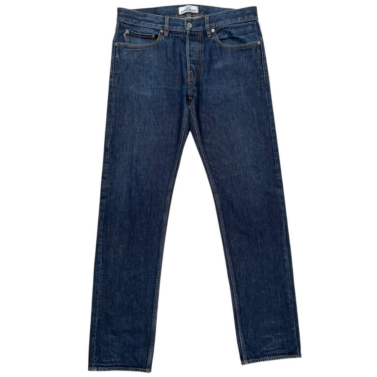 Stone Island AW 2017 Navy Blue Slim Fit Denim Jeans