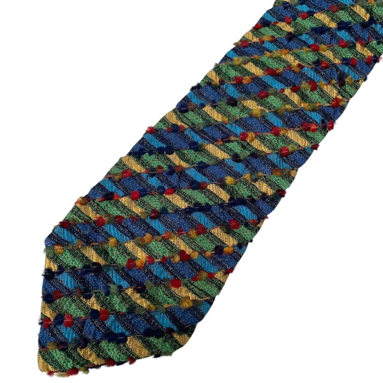 Vintage Coogi Multicoloured Silk Tie