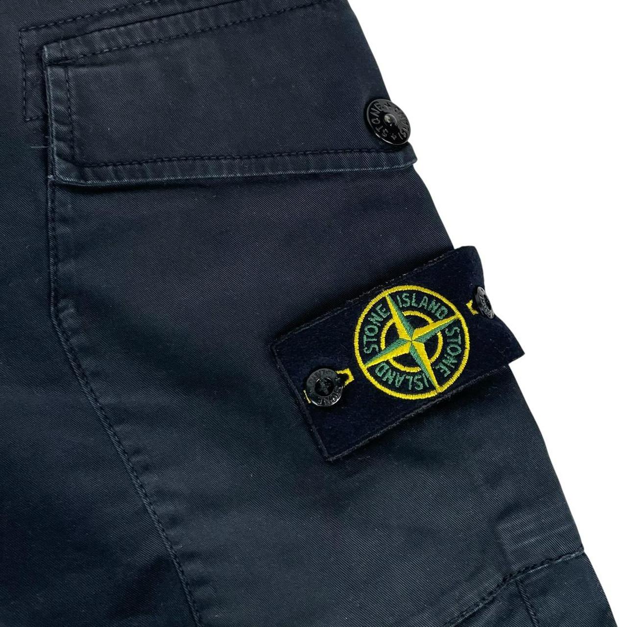 Stone Island AW 2020 Black RE-T Fit Cargo Trousers
