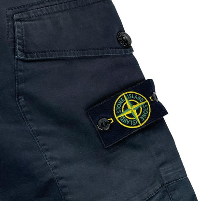 Stone Island AW 2020 Black RE-T Fit Cargo Trousers