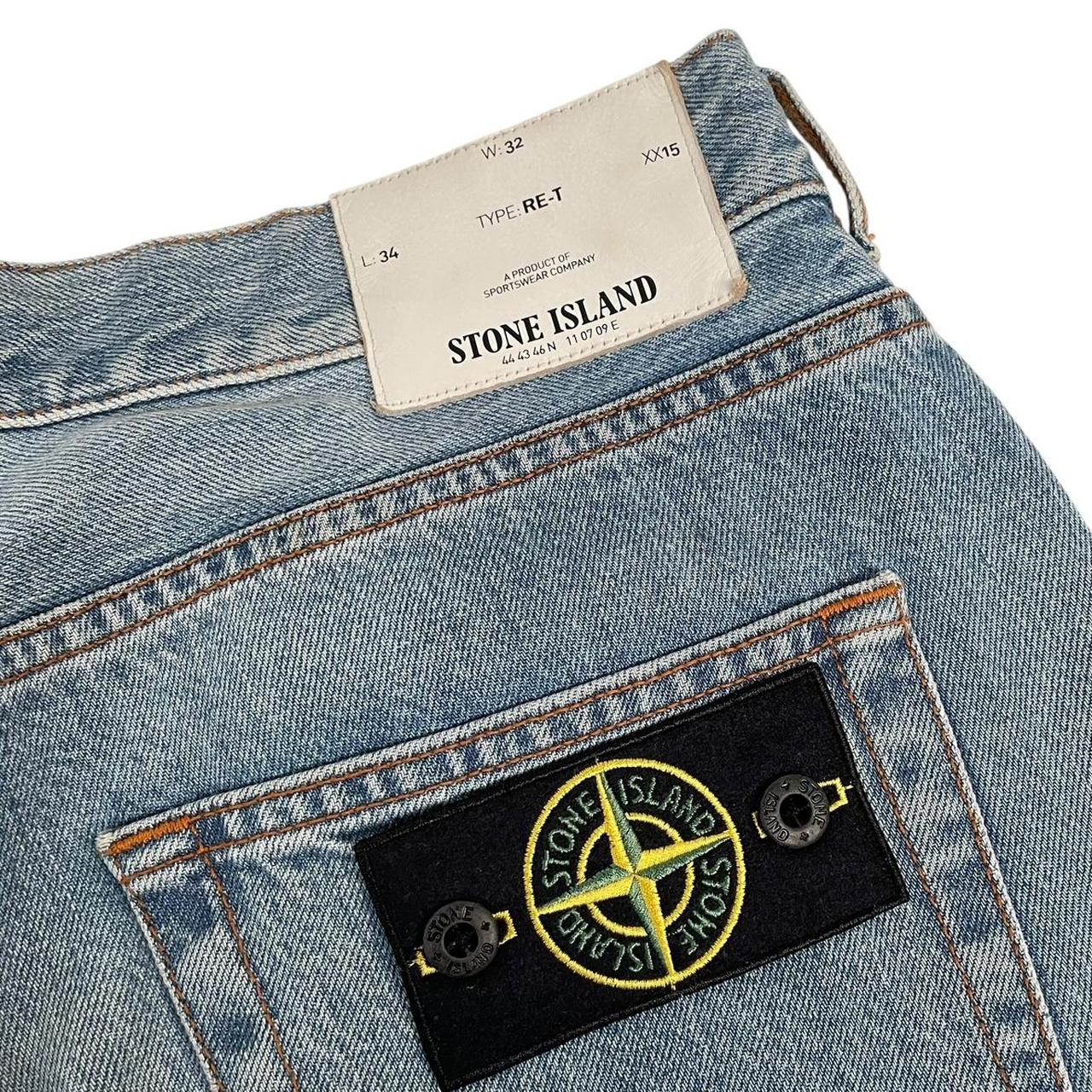 Stone Island SS 2015 Light Blue RE-T Fit Denim Jeans