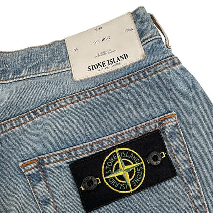 Stone Island SS 2015 Light Blue RE-T Fit Denim Jeans
