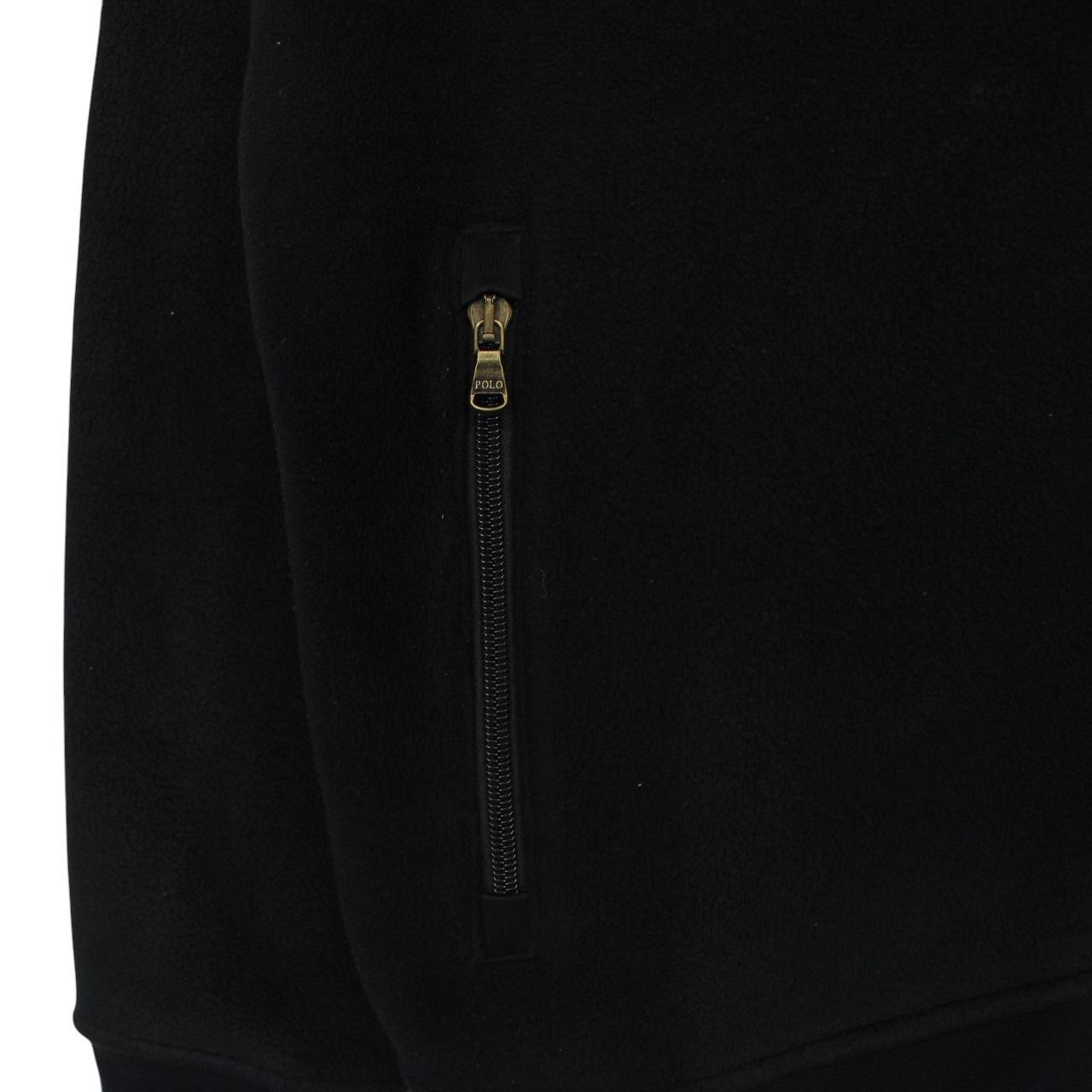 Polo Ralph Lauren Black Full Zip Fleece Jumper