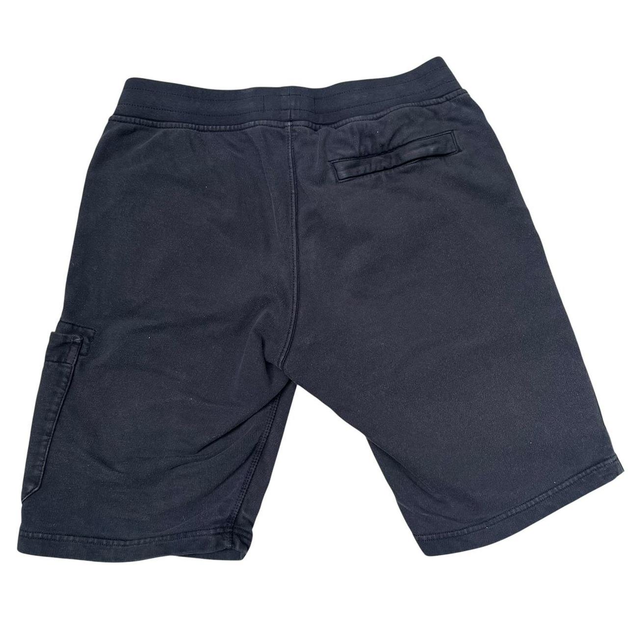 Stone Island SS 2018 Navy Blue Cotton Jogger Shorts