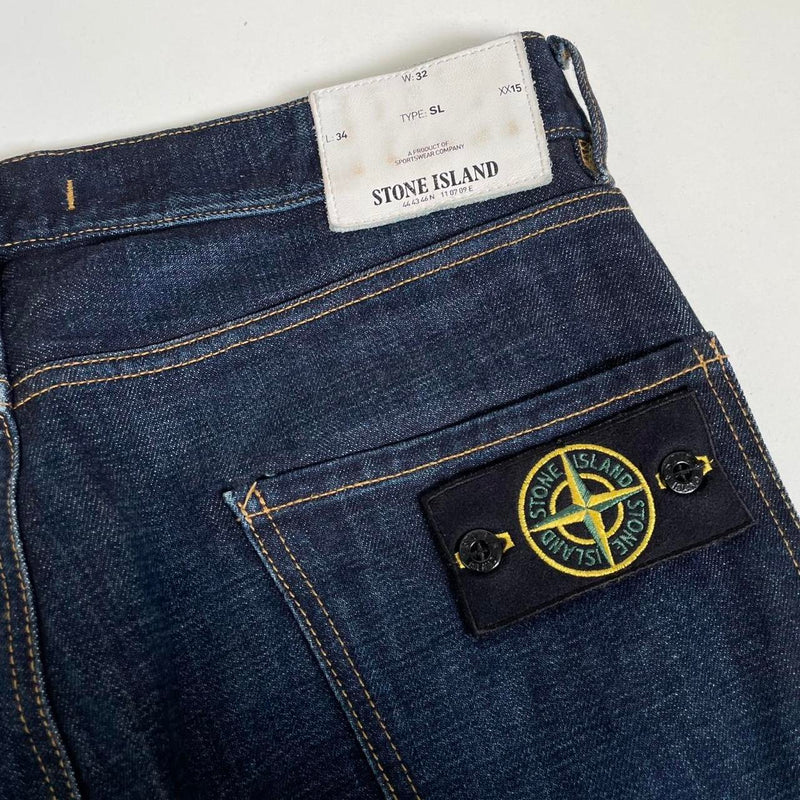 Stone Island SS 2011 Navy Blue Slim Fit Denim Jeans