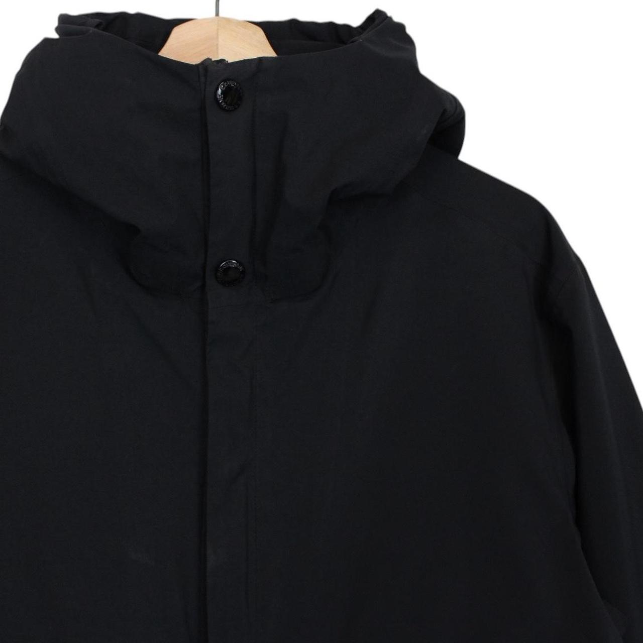 CP Company Black Goretex Infinium Full Zip Goggle Hooded Jacket