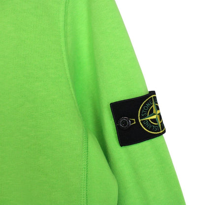 Stone Island SS 2016 Green Cotton Full Zip Hoodie Jumper