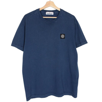 Stone Island AW 2017 Navy Blue Short Sleeve Compass T-Shirt