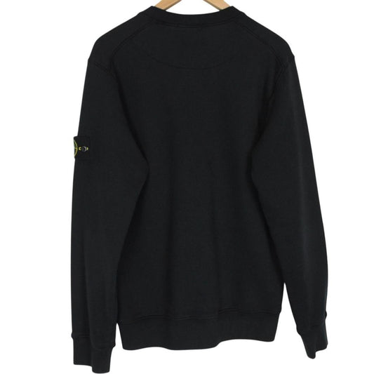 Stone Island AW 2021 Black Cotton Sweatshirt Jumper