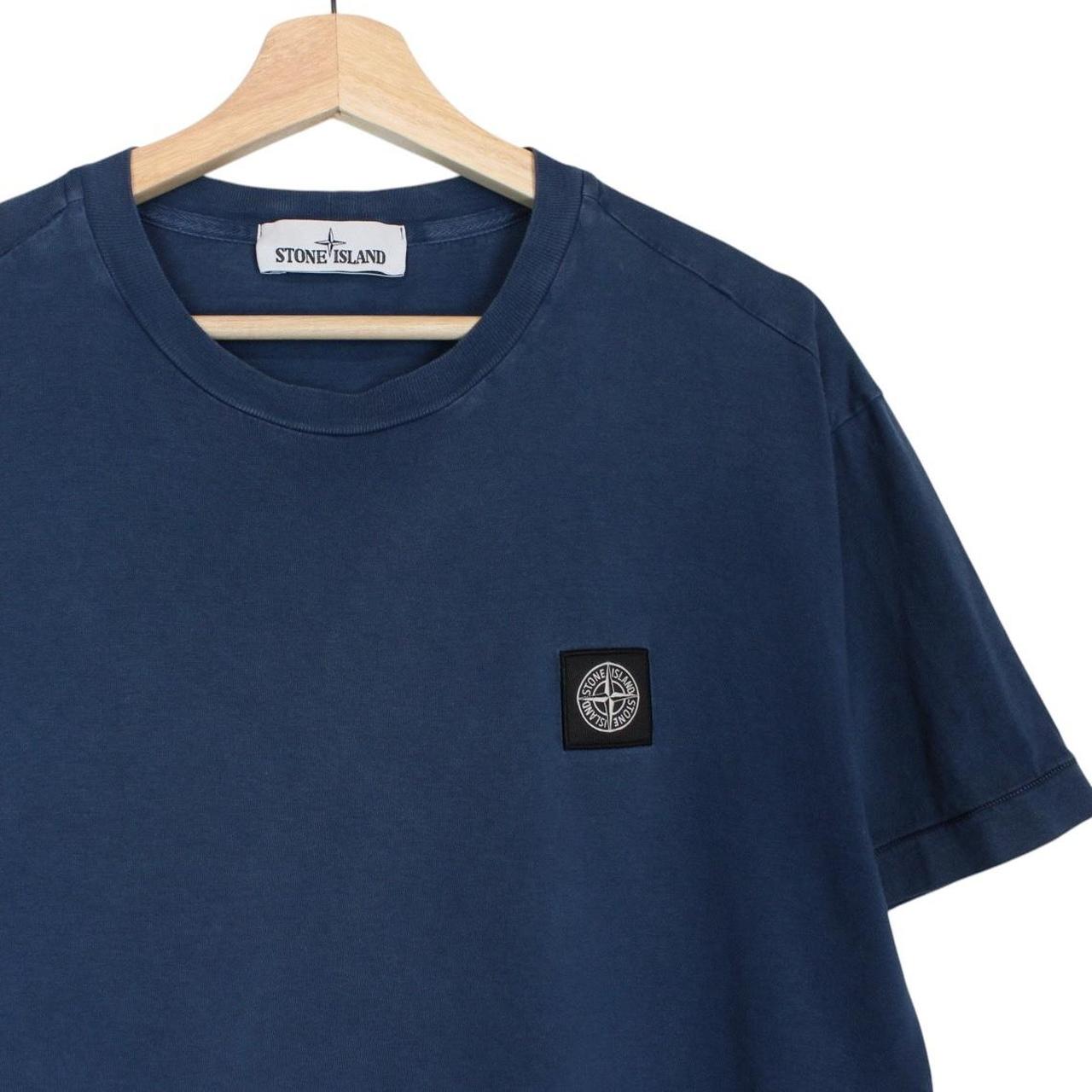 Stone Island AW 2017 Navy Blue Short Sleeve Compass T-Shirt