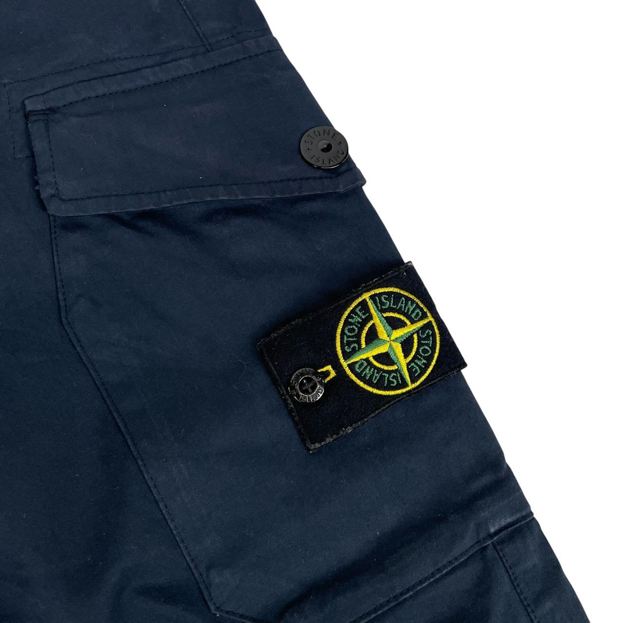Stone Island AW 2020 Navy Blue RE-T Fit Cargo Trousers