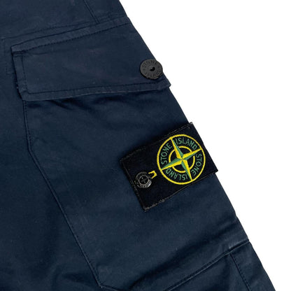 Stone Island AW 2020 Navy Blue RE-T Fit Cargo Trousers