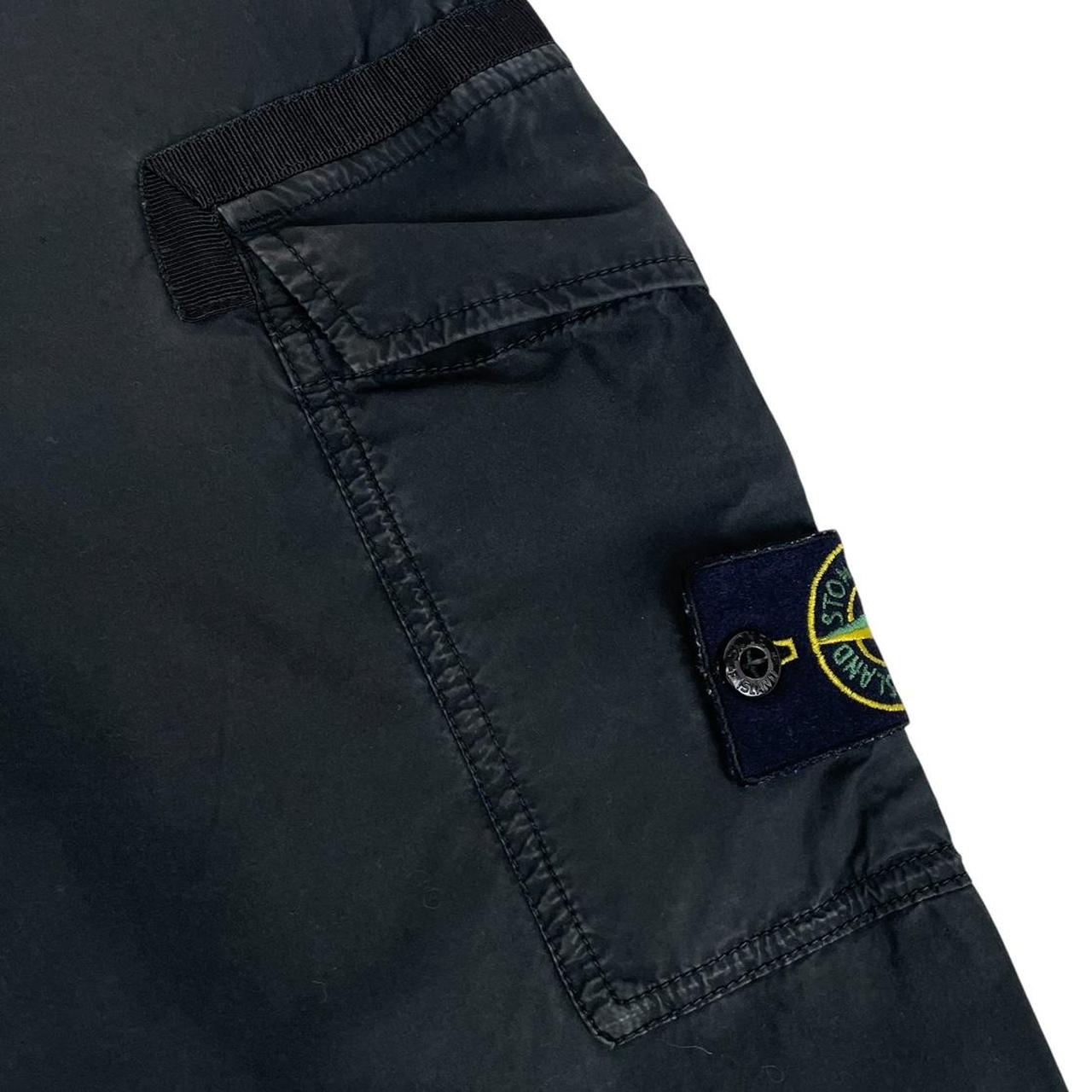 Stone Island SS 2018 Black RE-T Fit Cargo Trousers
