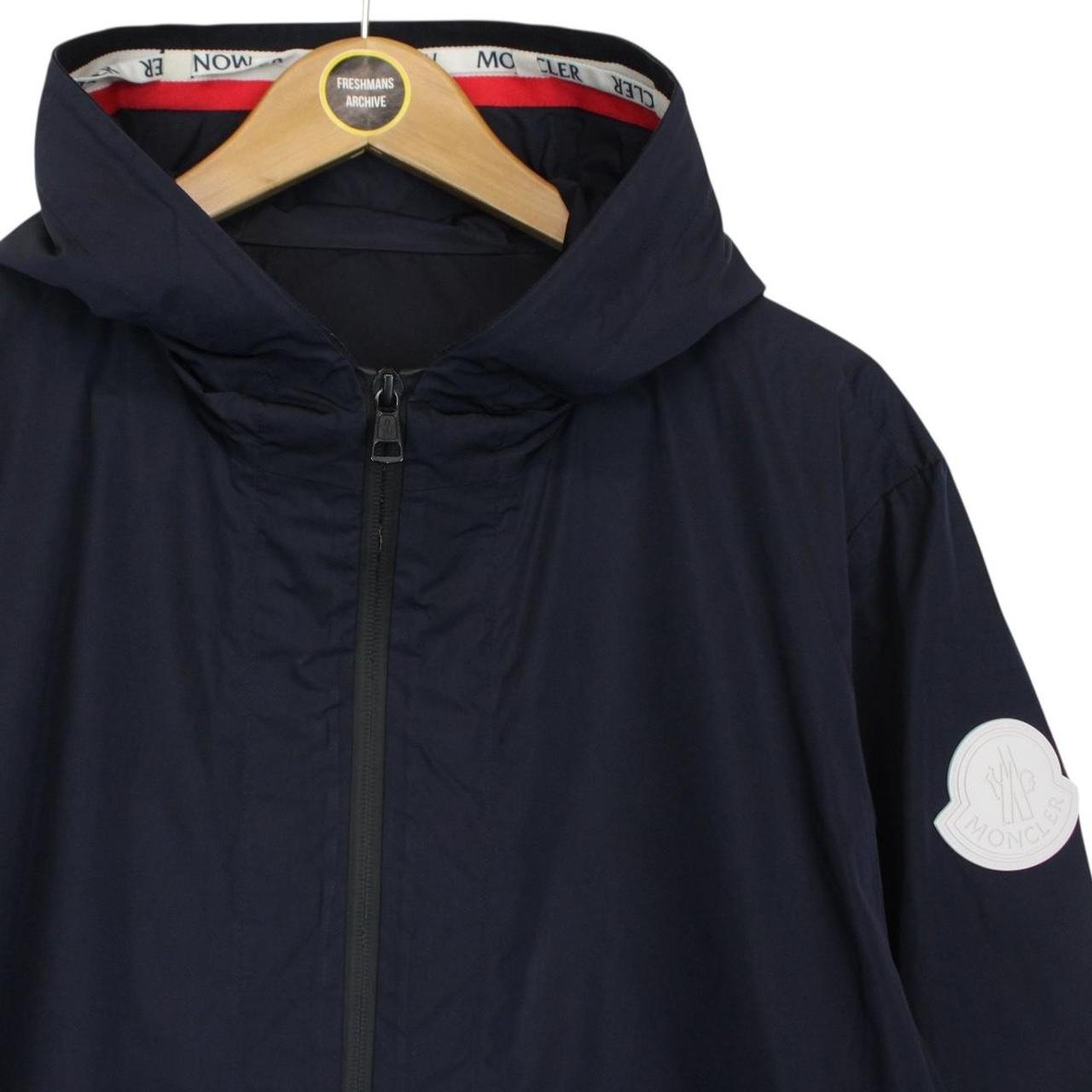 Moncler Carles Navy Blue Full Zip Hooded Jacket