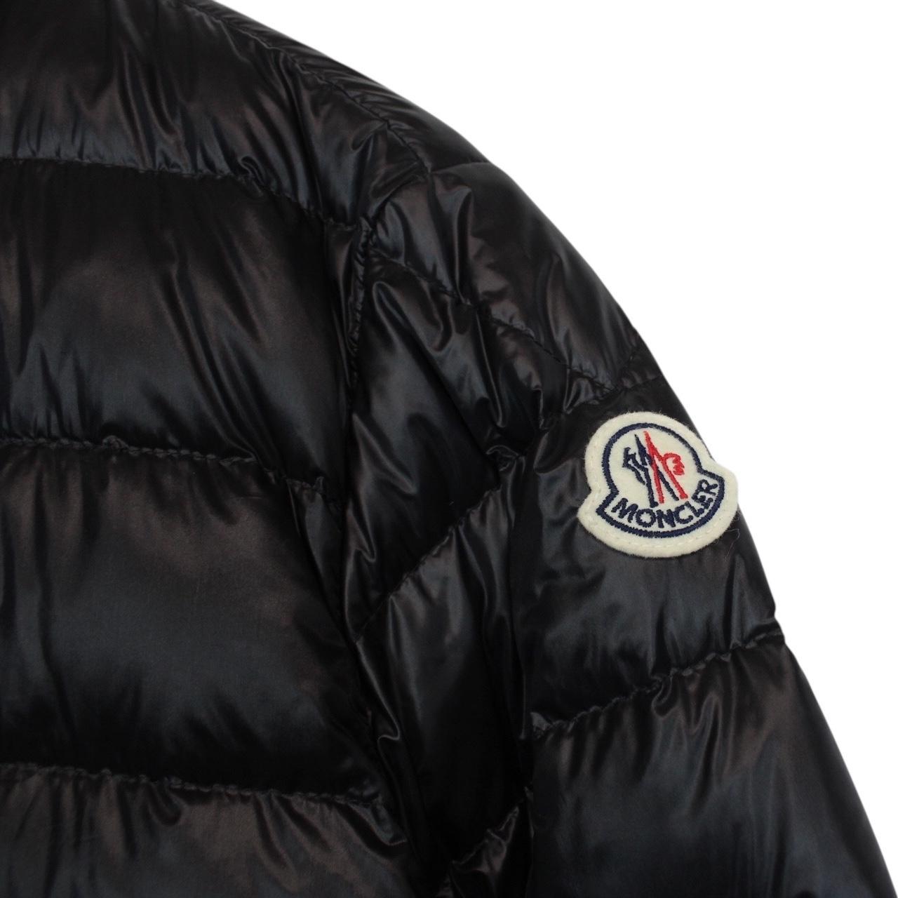 Moncler Acorus Black Longue Saison Quilted Down Jacket