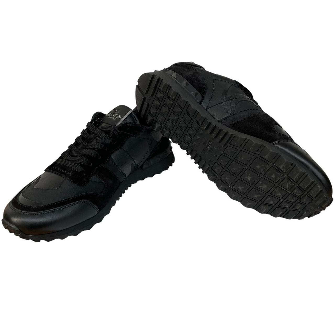 Valentino Garavani Rockrunner Black Camo Trainers