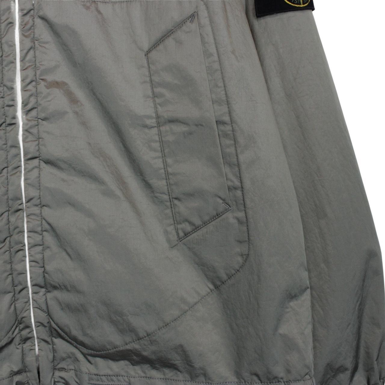 Vintage Stone Island AW 2007 Grey Nylon Metal Hooded Jacket