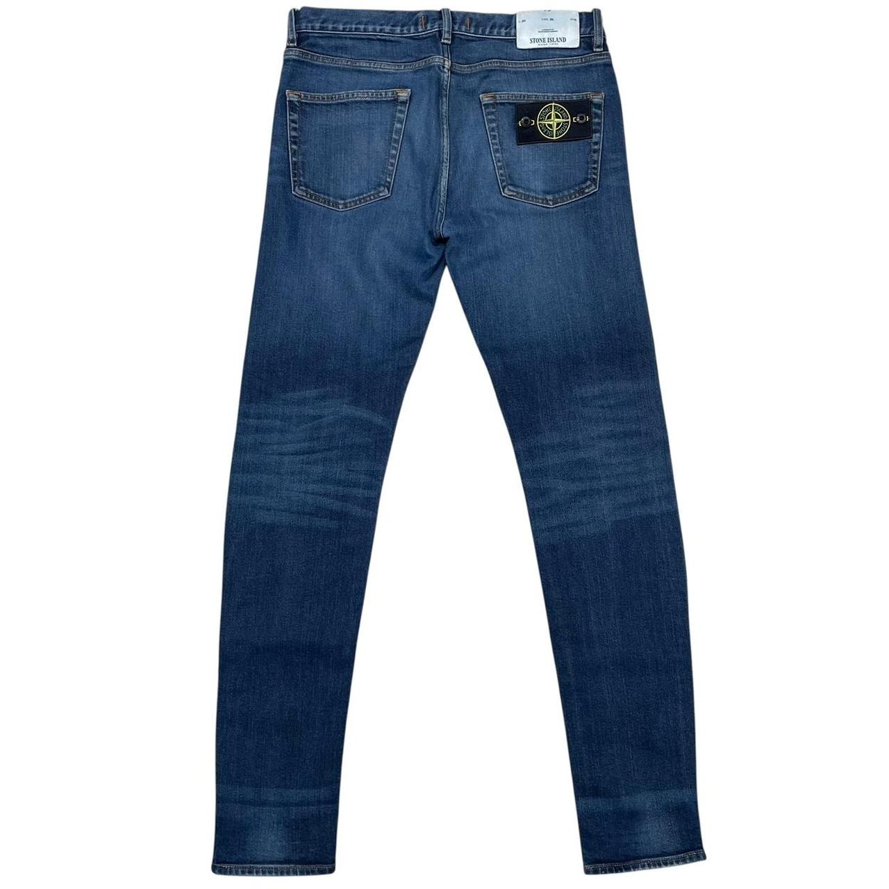 Stone Island AW 2018 Navy Blue Slim Fit Denim Jeans