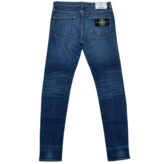 Stone Island AW 2018 Navy Blue Slim Fit Denim Jeans