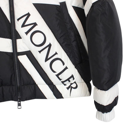 Moncler 5 Craig Green Plungery White and Black Full Zip Down Jacket